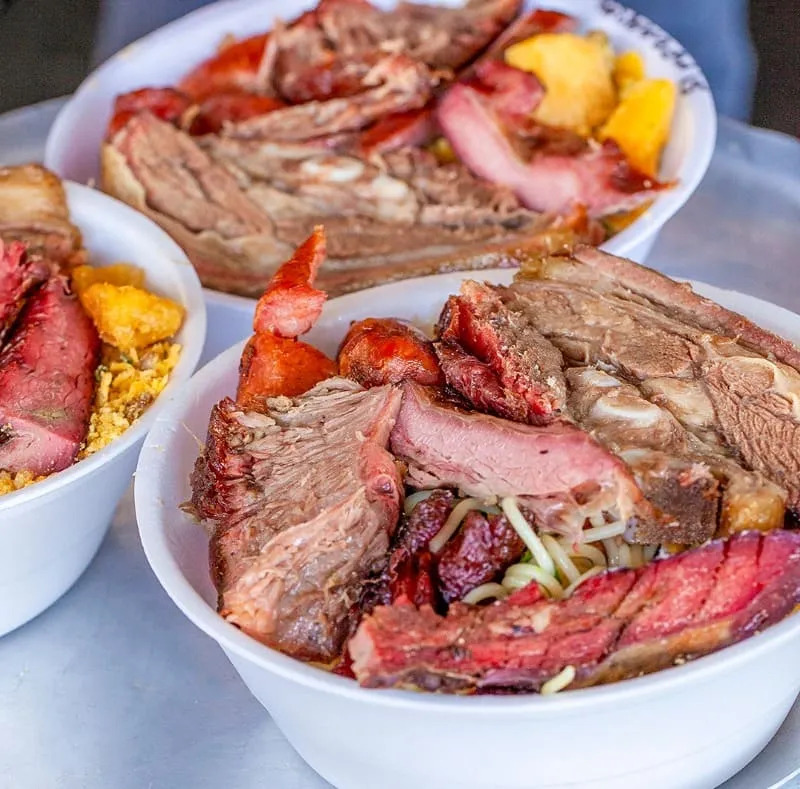 Marmitex Grande Com Churrasco