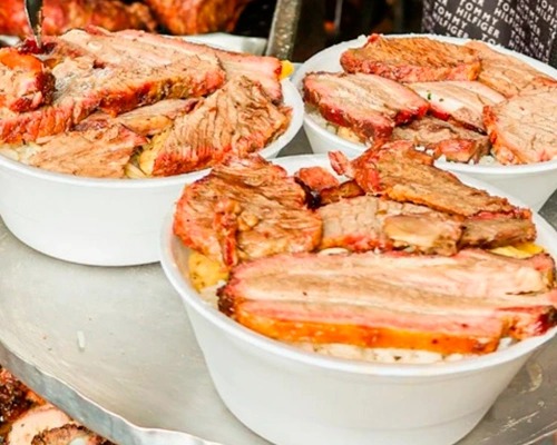 Kit Familia 3 Marmitex Grande Com Churrasco